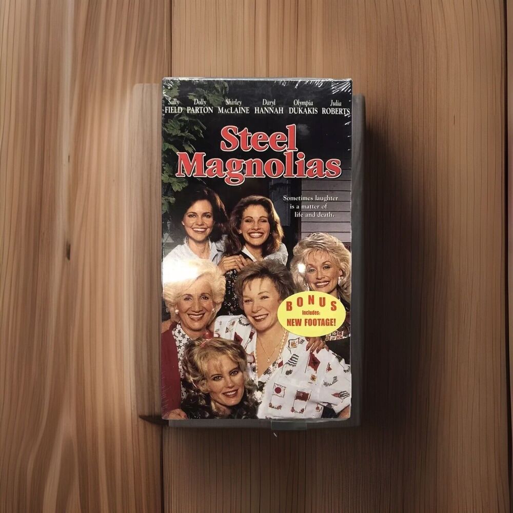 Steel Magnolias VHS Tape Movie Sally Field Dolly Parton Julia Roberts New